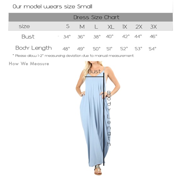 V-Neck Cami Maxi Dress (PLUS SIZES) - Picture 5 of 5